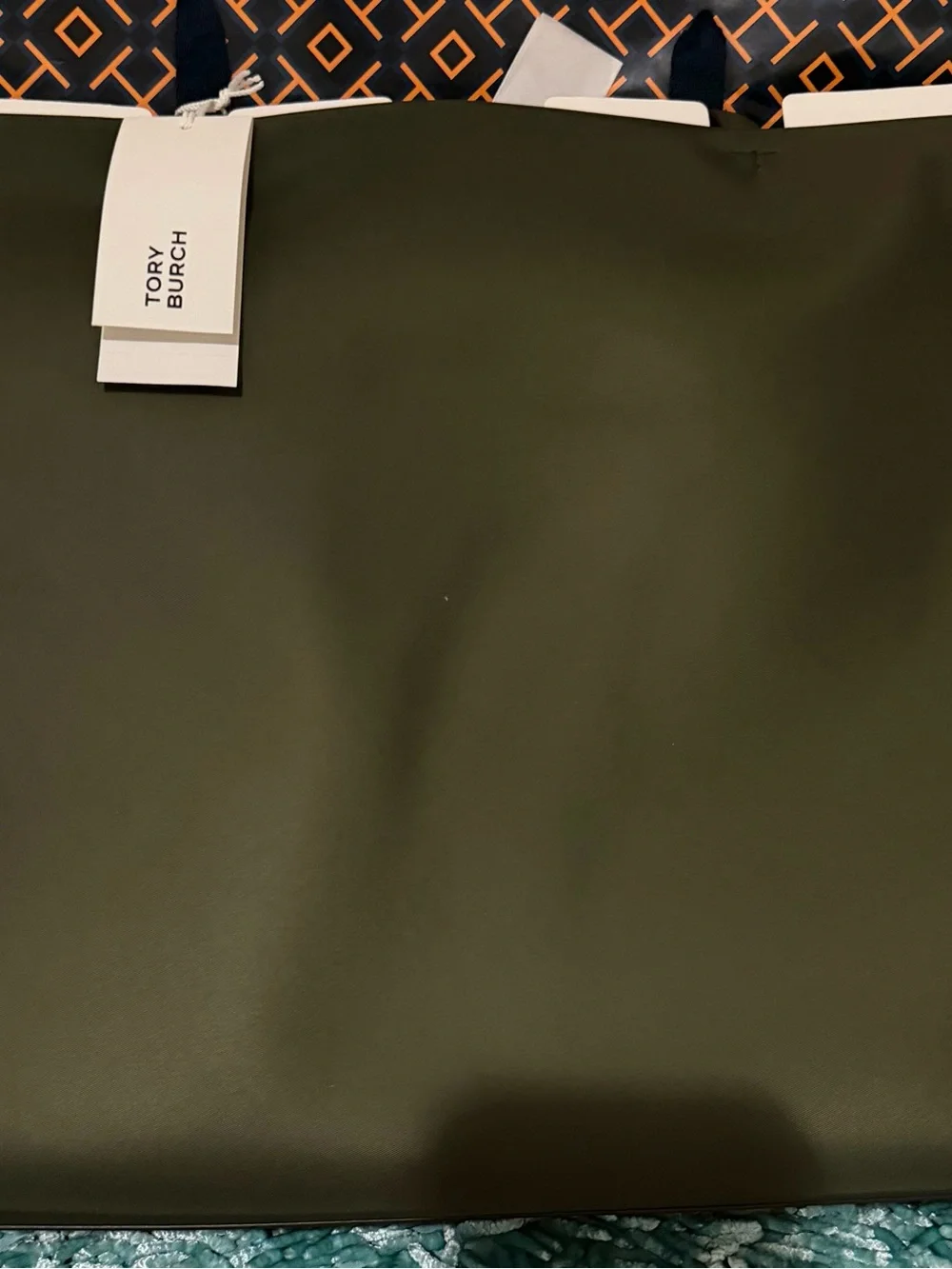 Authentic Brand New Ella Tote Large Olive Green